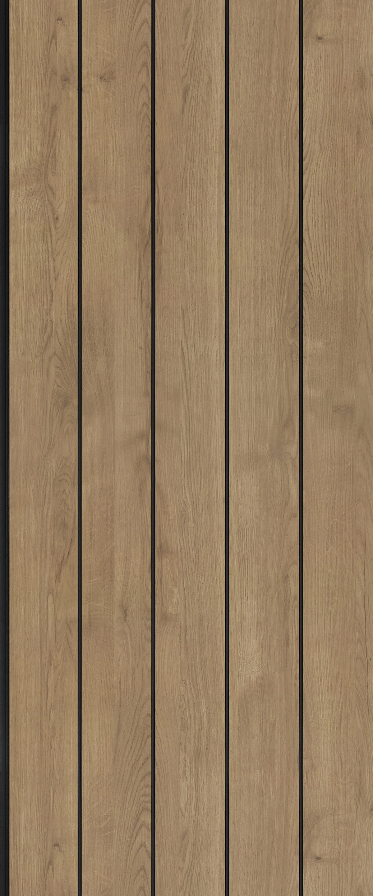 3000x500 16MM VGROOVE 100 WALL PANELS - PLANKED URBAN OAK/BLACK SHADOW (2P - Image 2