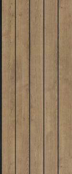 3000x500 16MM VGROOVE 100 WALL PANELS - PLANKED URBAN OAK/BLACK SHADOW (2P - Image 2