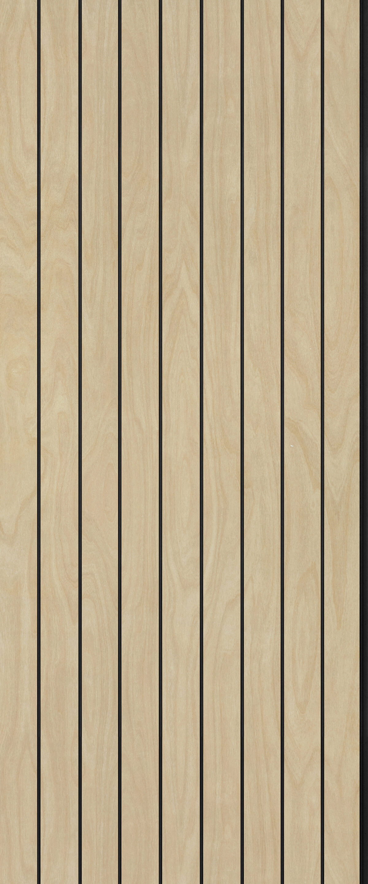 2400x540 12MM BATTEN 60 CEILING PANELS - RAW BIRCHPLY/BLACK SHADOWLINE (2PK - Image 2