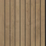 2400x540 12MM BATTEN 60 CEILING PANELS - PLANKED URBAN OAK/BLACK SHADOW (2P