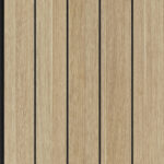 2400x500 12MM VGROOVE 100 CEILING PANELS - CLASSIC OAK/BLACK SHADOWLIN (2PK