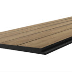 2400x500 12MM VGROOVE 100 CEILING PANELS - PLANKED URBAN OAK/BLACK SHAD (2P