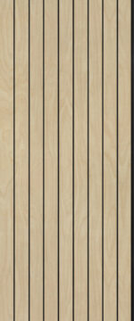 1195x595 12MM BATTEN 40 CEILING TILES - RAW BIRCHPLY/BLACK SHADOWLINE (5PK) - Image 2