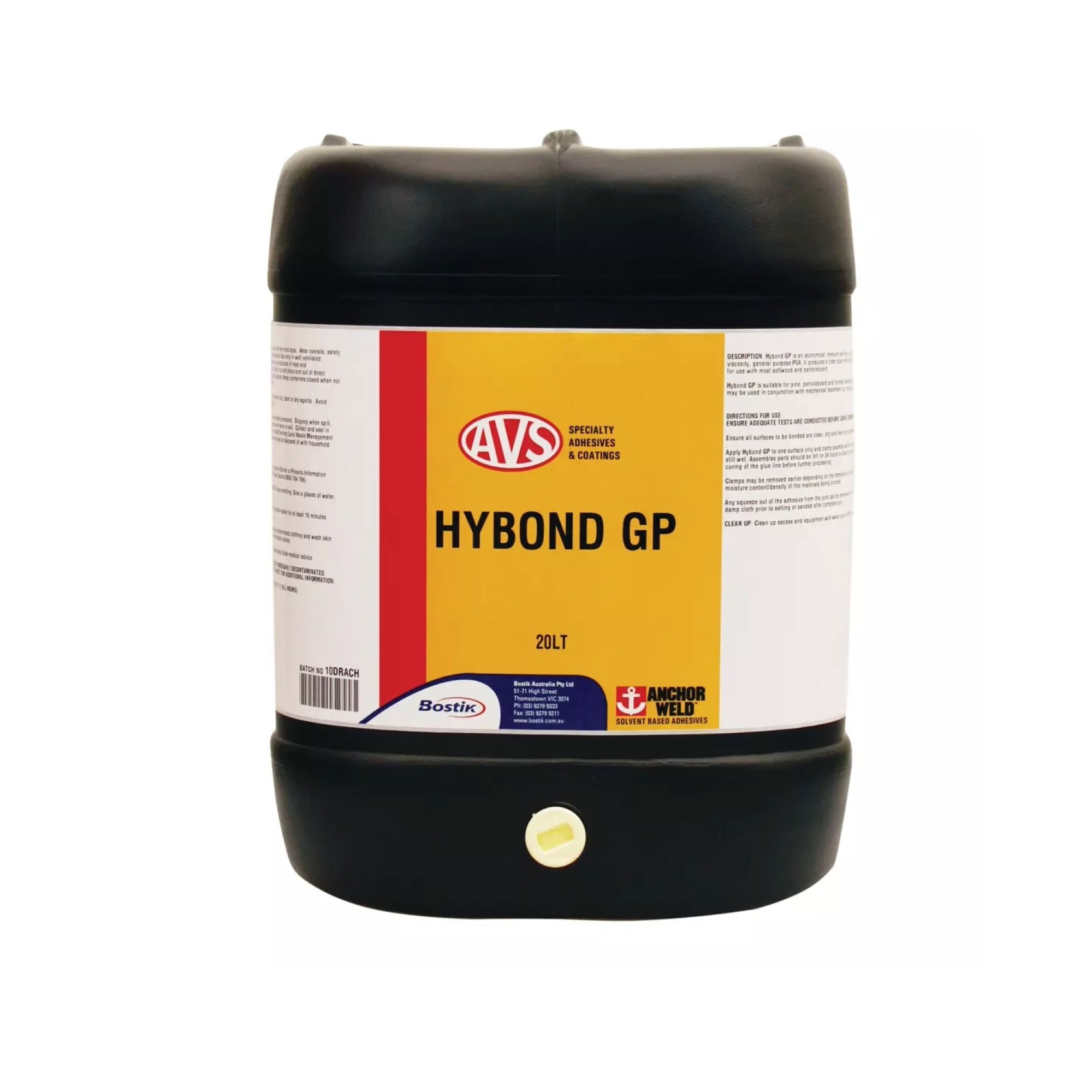 product_GBIP-000003_3100-Bostik-Hybond-WoodworkPVA_20L-drum_main_2000x2000 3100 BOSTIK HYBOND WOODWORK PVA 20L DRUM - Image 1