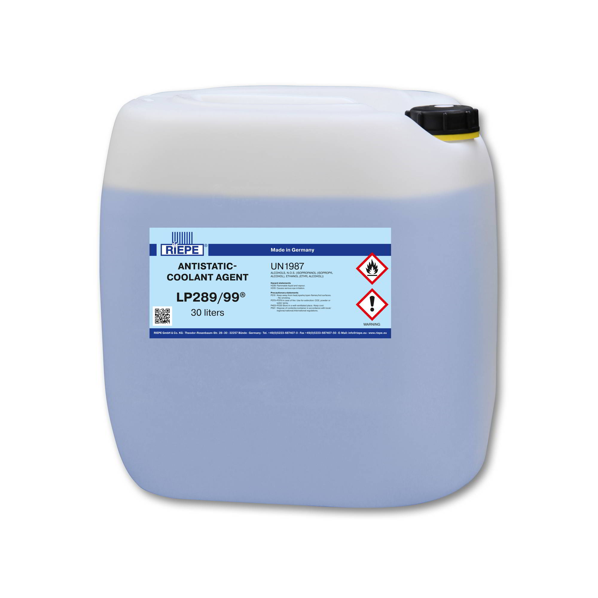 product_GBIP-018037_275012-riepe-antistatic-coolant-LP28999_30L_main_2000x2000 275012 RIEPE ANTISTATIC COOLANT LP289/99 30L - Image 1