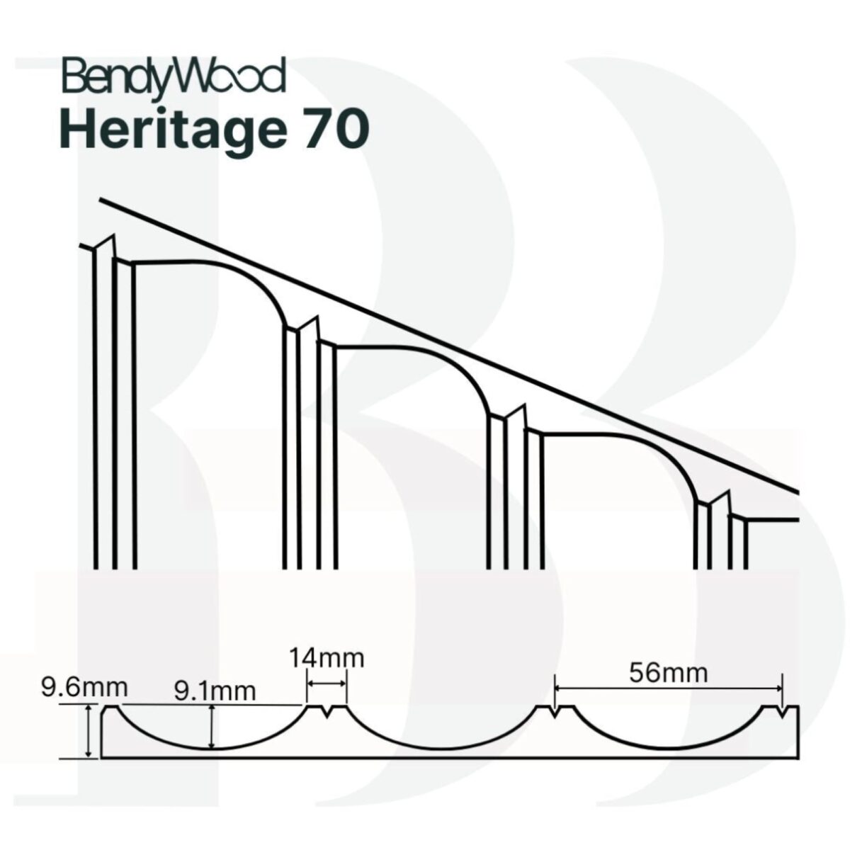 BB 1220x1220 9.6mm Heritage Primed - Half Standard - Image 4