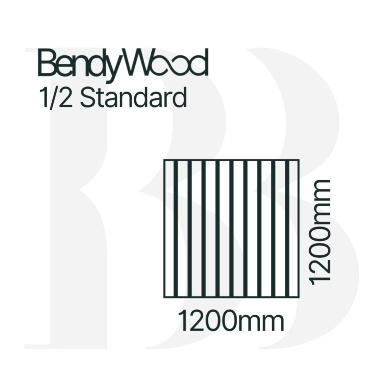 BB 1220x1220 3.7mm Half Round 12 Primed - Half Standard - Image 5