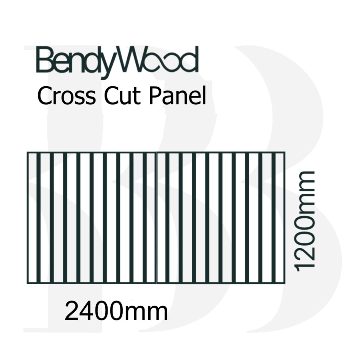 BB 1220x2440 9.8mm French Batten 20 Primed - Cross Cut - Image 3