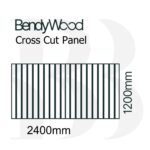 BB 1220x2440 9.8mm French Batten 20 Primed - Cross Cut - Image 3