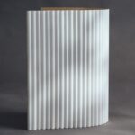 BB 2700x600 6.8mm Half Round 20 Primed - Wall Panel