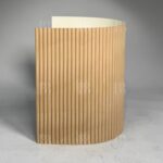 BB 1220x2440 6.8mm Half Round 20 Raw - Cross Cut