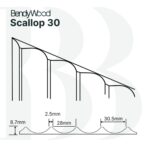 BB 1220x2440 8.7mm Scallop 30 Primed - Cross Cut - Image 7