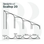 BB 2700x610 8.7mm Scallop 30 Primed - Wall Panel - Image 5