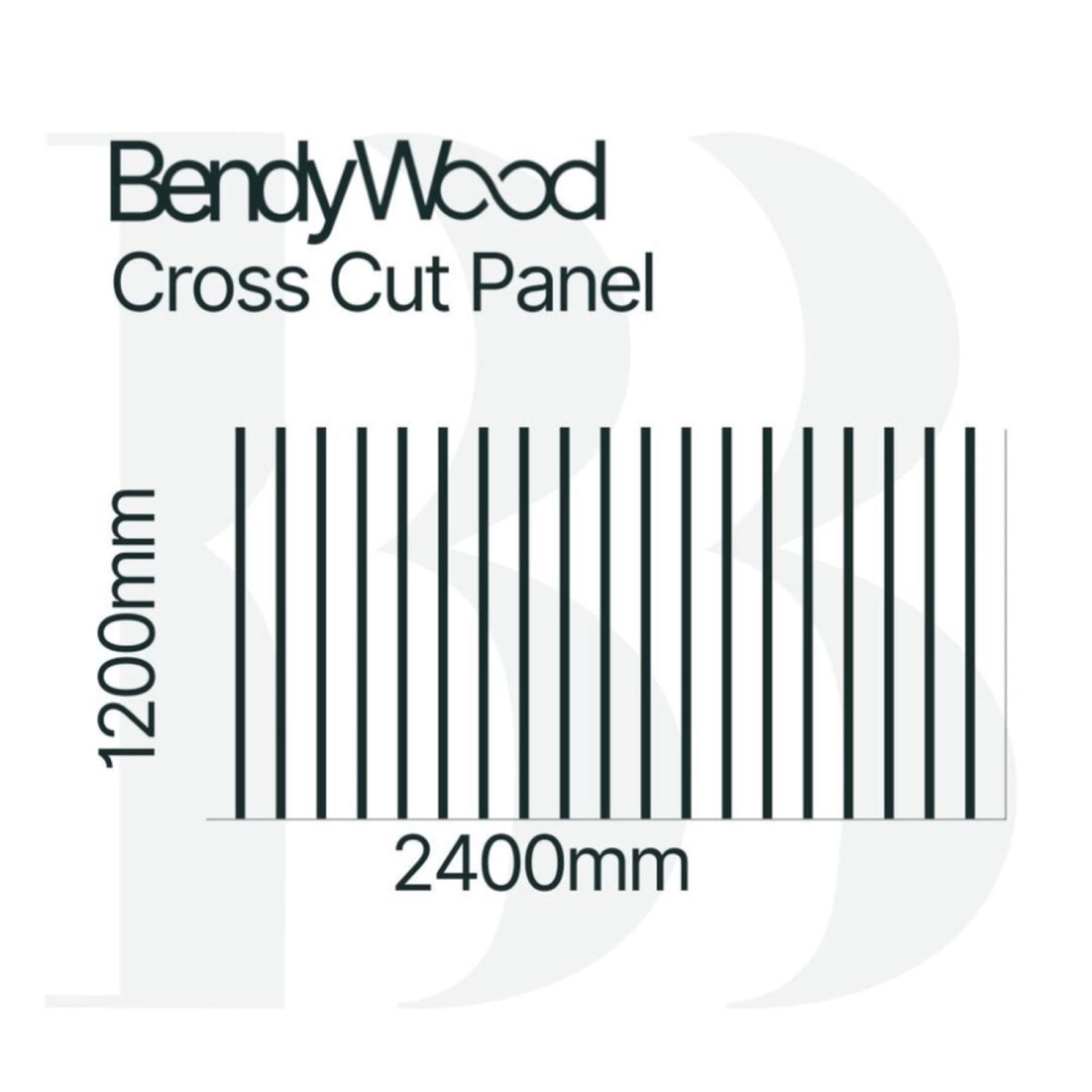 BB 1220x2440 9.4mm Scallop 50 Primed - Cross Cut - Image 2